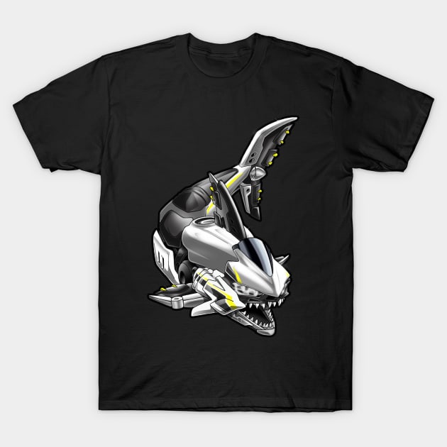 Yamaha YZF R3 Shark T-Shirt by MOTORIND